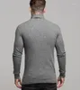 Men's T Shirts European And American Autumn Winter Fashion High Neck Long Sleeve T-shirt