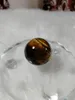 Dekorativa figurer 3st Natural Yellow Tiger Eye Crystal Gemstones Sphere Meditation Reiki Healing Chakra For Home Decor