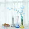 Vazolar taze ve basit küçük ağız vazo cam çiçekler kuru su oturma odası ev ofis dekorasyon süsleri