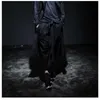 Męskie spodnie Męskie spodnie wiosna i letnie niskie spodnie Kroczy Męskie spodlegowe spodelenki retro culottes Bloomers strój sceniczny Yamamoto Style Z0225