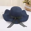 Berets Strendy Straw Hat All-Match Womed Women Women Friends to Skin Beach