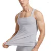 Canotte da uomo 2023 Moda Uomo senza maniche Fitness Primavera Estate Casual Sport Top Gilet Traspirante Elastico Maschio M66