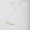 Chains Minimalist Simple Necklace For Women Heartbeat Love Pendant Gold Silver Color Clavicle Chain Necklaces Choker Jewelry