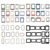Confezione regalo AT14 60 pezzi PET trasparente set di adesivi per scrapbooking adesivi decorativi fai-da-te per la creazione di carte per laptop con custodia per telefono