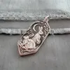 Pendentif Colliers Écoutez la lune Lièvres Charme pour femmes Mariage Boho Bijoux Déclaration Collier Femme CollierPendantPendant