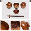 Bowls Rice Bowl Japanese Style With Lid Dishwasher Safe Container Tableware Salad Soup Snack Wooden Kitchen Supplies