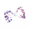 Bow Ties 2023 Fashion Men's Tie High Quality White Color Feather Print Bowtie Great For Party Wedding Men