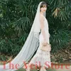 Bridal Veils 2023 Cathedral 3 M Long Weeding With Comb Ribbon Edge White Ivory Tulle Bride Veil Voiles Mariage Velos De Novia
