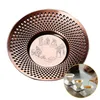 Table Mats Alloy Copper Tea Trays Frog Lotus Coffee Cup Heat Resistant Saucer Drink Coasters Teaware Holder Decoration