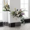 decoration 5pcs/set Custom Wedding Cake Floor Pedestal Acrylic Plinth Square Clear Acrylic Plinth Display Stand make627