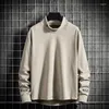 Felpe con cappuccio da uomo Felpa con cappuccio da uomo Moda 2023 Autunno Inverno Caldo pile Dolcevita Pullover Felpa Hip Hop giapponese Steetwear