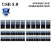 USB memory flash drive 4GB 8GB 16GB 32GB 64GB 128GB 3.0 long board U disk semi-finished chip pendrive Factory wholesale