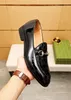 2023 Scarpe eleganti da uomo Calzature casual Appartamenti Festa di nozze Marchio Affari Oxford formali Uomo New Fashion Slip On Mocassini Taglia 38-45