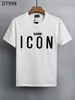 DSQ Phantom Turtle Męskie T-shirty 2023 NOWOŚĆ Projektant męskiej T Shirt Włochy Moda Tshirts Summer T-shirt Mężczyzna Najwyższa jakość 100% C339N
