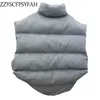 Gilet da donna che vendono gilet nero corto coreano da donna casual caldo gilet da donna giacca senza maniche moda femminile piumino da donna 230225