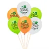 Dekoracja imprezowa St. Patrick's Day ustawiony irlandzki festiwal piwo balon szczęśliwy listu Banner Toppers opakowania