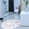 Carpets High Quality Doormat Semi-circular Design Imitation Lamb Wool Material Skin-friendlybedroom Soft Matkitchenroom Home Bath Mats