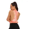 Camicie attive Tie Dye Racerback Canotta sciolta Allenamenti da corsa Abbigliamento Top da yoga Camicetta elasticizzata Palestra senza maniche