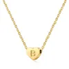 Fashion Versatile Love Stainless Steel Necklace ins Style 26 English Letter Necklace Titanium Steel Neck Chain Female