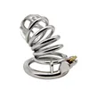 New male chastity lock metal penile cage high quality stainless steel cage fine ring SM toy Toys Sex Slaves Gear
