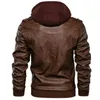 Herren Leder Kunstleder Herren Lederjacken Herbst Casual Motorrad PU Jacke Biker Ledermäntel Markenkleidung EU Größe 230225