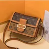 2023 Top Quality Dauphine Handbgs Borse da donna Tote Bag Borse da donna Zaino da donna Borse da donna Pochette in pelle fiore marrone Borse portafogli moda