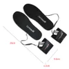 Schuhteile-Zubehör, 1 Paar USB-beheizte Schuheinlagen, Füße warme Socken-Pad-Matte, elektrisch beheizte Einlegesohlen, waschbare warme thermische Winter-Einlegesohle, Unisex 230225