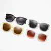 サングラスUVlaik New Metal Hollow Sunglasses女性特大の色合いサンガラス男性