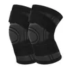 1PC Sports Kneepad Men Pressurized Elastic Knee Pads Support Fitness Gear Basketball Volleyball Brace Protector