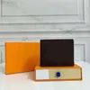 Classic Unisex Purse Shopping Coin Purse High Quality Leather Wallet Card Holder Luxury Brand With Box297y