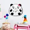 Orologi da parete Cartone animato Acrilico creativo per bambini Studio per bambini Camera da letto Movimento silenzioso Orologi alimentati a batteria Orologio decorativo per la casa