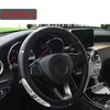 Крышка рулевого колеса PU Кожаная автомобильная крышка Antiplip 38 см для Megane 2 3 Clio 4 Duster 3008 5008 103 107 108 Subarusteering Coverssteeringst