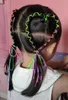 Hair Accessories Girls Ropes Colorful Gradient Braid Rope Hip Hop Children's Colored Ribbon Chic Headdress For ABUDDY