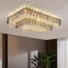 Chandeliers The Luxury Modern Crystal Chandelier Illumines Living Room Ceiling With 110V220v Rectangular Lamps