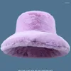 Berretti Autunno e Inverno Grande peluche Cappello a forma di fungo atomico Moda imitazione pelliccia Pescatore Marea calda del secchio