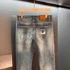 Jeans pour hommes Designer américain jean pantalon mode lettre broderie pantalon automne hiver lâche pantalon droit hommes femmes Z230728
