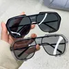 Güneş Gözlüğü Kammpt Tek parça ayna güneş gözlükleri erkekler kadın moda büyüklük gözlükleri modaya uygun marka tasarımı UV400 Erkek Kadın Güneş Gözlükleri G230225