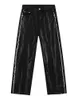 Męskie dżinsy cztery sezony dżinsy męskie czarne krawat barwnik swobodny spodni Koreańska fala ciemne luźne spodnie uliczne spodnie High Street Pants Y2K Jeans Men Z0225