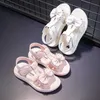 Sandalen kinder sandalen zomermeisjes schoenen nieuwe prinses kinderen sandalen voor meisjes mooie strass vlinder strandschoenen dropshipping z0225