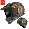 Motorcycle Helmets 2023 Street Fighter Helmet Full Face Gray Retro Half Detachable Combination