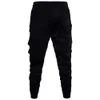 Herenbroek mode harem broek mannen hiphop baggy cross -techwear broek mannelijke zwarte trend lint streetwear casual joggers broek man z0225