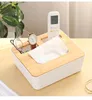 Tissue Boxes & Napkins Wooden Box Storage Environmentally Friendly Simple Home Napkin Car Office Decoration