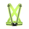 Highlight Reflective Straps Night Work Security Running Cycling Safety Vest High Visibility Jacket