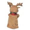 Muñecas de peluche Eléctricas Roated Dancing Elk Dolls Navidad Música Eléctrica Juguetes Decoración de Navidad Estatuilla del Hogar Año Fiesta Adorno Regalo de Navidad 230225