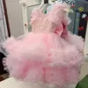 Flower Girl Dresses For Wedding Party Ball Gowns Floor Length Tulle First Communion Dress225U
