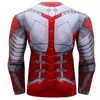 Camisetas masculinas Cody Lundin Y2K Roupas de alto ranking robô de metal 3D Design de impressão digital Techwear confortável MMA MMA LONGA LONGA