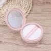 Lagerung Flaschen Fall Puff Container Leere Lose Make-Up Box Container Halter Reise Gläser Gesicht Kompakte Runde Deckel Sieb Nachfüllbar