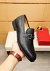 New 2023 Men's Genuine Leather Dress Shoes Oxfords Fashion Designer de escritório