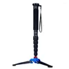 Tripods Extension Professional Aluminium Alloy Camera Monopod Stand Base For