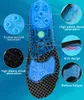 Shoe Parts Accessories EVA Spring Silicone Sole Insole Flat Feet Ortic Insoles Arch Support Orthopedic Inserts Plantar Fasciitis Feet Pain Foot Care 230225